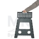 Stołek taboret składany antypoślizgowy 39cm ciemny szary