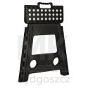 Stołek taboret składany antypoślizgowy 39cm czarny