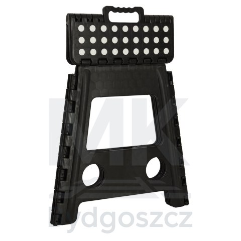 Stołek taboret składany antypoślizgowy 39cm czarny Stołek taboret składany antypoślizgowy 39cm czarny