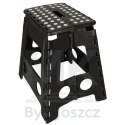 Stołek taboret składany antypoślizgowy 39cm czarny