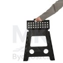 Stołek taboret składany antypoślizgowy 39cm czarny