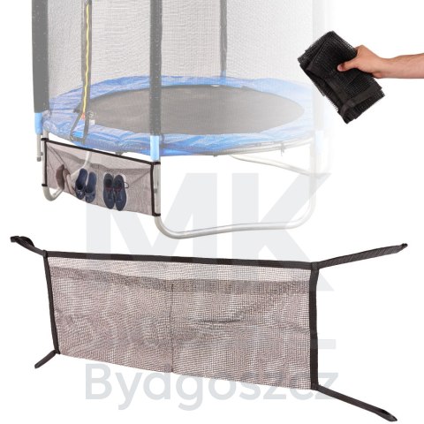 Torba siatka dolna do trampoliny organizer na buty klucze telefon 110cm Torba siatka dolna do trampoliny organizer na buty klucze telefon 110cm
