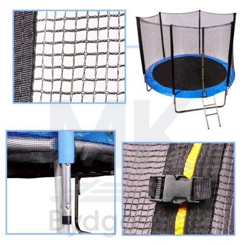 Trampolina ogrodowa dla dzieci siatka 305cm 10ft 42kg Trampolina ogrodowa dla dzieci siatka 305cm 10ft 42kg