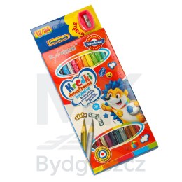 Zestaw plastyczny Bambino kredki mazaki farby w walizce 57el.
