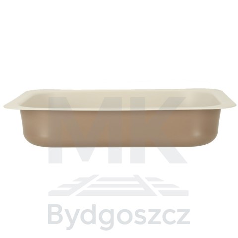 Blacha do pieczenia tortownica forma do ciast wypieków tłoczona 29cm x 22cm x 6cm brązowa Blacha do pieczenia tortownica forma do ciast wypieków tłoczona 29cm x 22cm x 6cm brązowa