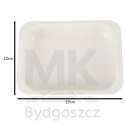 Blacha do pieczenia tortownica forma do ciast wypieków tłoczona 29cm x 22cm x 6cm brązowa