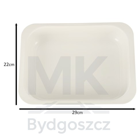 Blacha do pieczenia tortownica forma do ciast wypieków tłoczona 29cm x 22cm x 6cm brązowa Blacha do pieczenia tortownica forma do ciast wypieków tłoczona 29cm x 22cm x 6cm brązowa