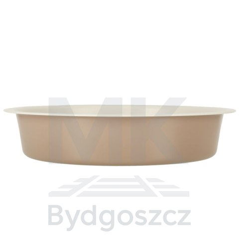 Blacha do pieczenia tortownica forma okrągła do tortów tart guiche 26cm brązowa Blacha do pieczenia tortownica forma okrągła do tortów tart guiche 26cm brązowa