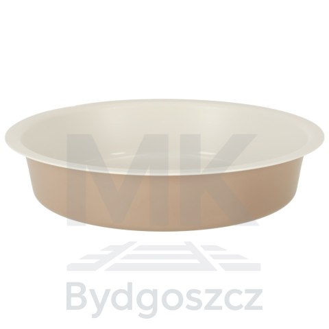 Blacha do pieczenia tortownica forma okrągła do tortów tart guiche 26cm brązowa Blacha do pieczenia tortownica forma okrągła do tortów tart guiche 26cm brązowa