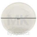 Blacha do pieczenia tortownica forma okrągła do tortów tart guiche 26cm brązowa