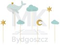 Dekoracje do muffinek babeczek - Wieloryb 11cm-13,5cm 7 sztuk