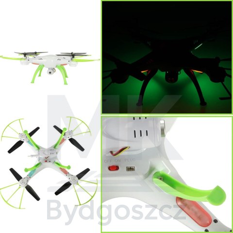 Dron RC Syma X5HW kamera FPV WiFi 2,4GHz biały Dron RC Syma X5HW kamera FPV WiFi 2,4GHz biały