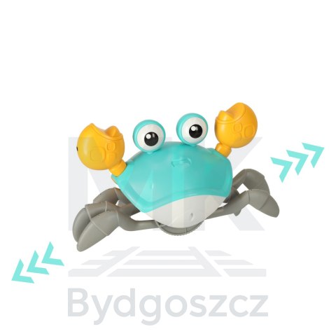 Krab pełzający interaktywny z dźwiękiem zielony Krab pełzający interaktywny z dźwiękiem zielony