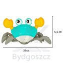 Krab pełzający interaktywny z dźwiękiem zielony