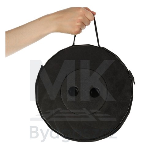 Krzesło składane taboret teleskopowy turystyczny przenośny czarny 200kg Krzesło składane taboret teleskopowy turystyczny przenośny czarny 200kg