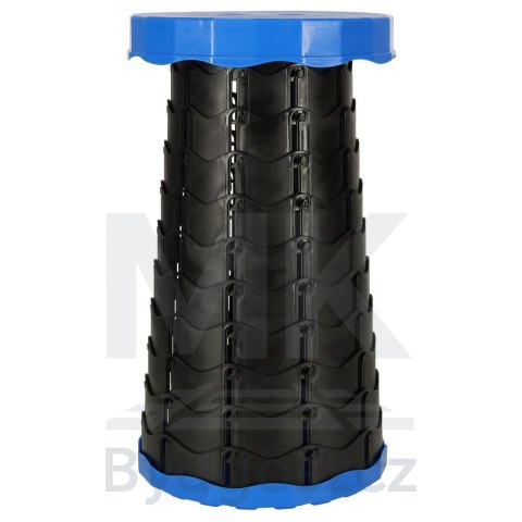 Krzesło składane taboret teleskopowy turystyczny przenośny niebieski 200kg Krzesło składane taboret teleskopowy turystyczny przenośny niebieski 200kg