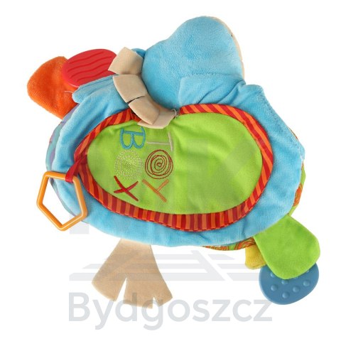 Książeczka sensoryczna grzechotka gryzak osiołek Książeczka sensoryczna grzechotka gryzak osiołek