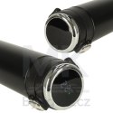 Kubek bidon termiczny z ustnikiem termos LED 420ml czarny