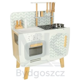 Kuchnia dla dzieci drewniana MDF LULILO RETRO akcesoria 73cm