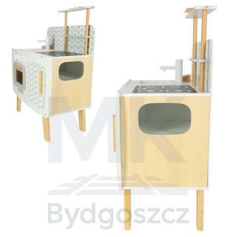 Kuchnia dla dzieci drewniana MDF LULILO RETRO akcesoria 73cm Kuchnia dla dzieci drewniana MDF LULILO RETRO akcesoria 73cm