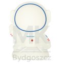 Lampka nocna dla dzieci silikonowa dotykowa miękka 8 LED USB RGB biała astronauta