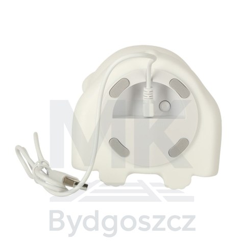 Lampka nocna dla dzieci silikonowa dotykowa miękka 8 LED USB RGB biała piesek Lampka nocna dla dzieci silikonowa dotykowa miękka 8 LED USB RGB biała piesek