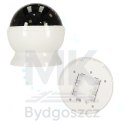 Lampka nocna projektor gwiazd 2w1 USB biała
