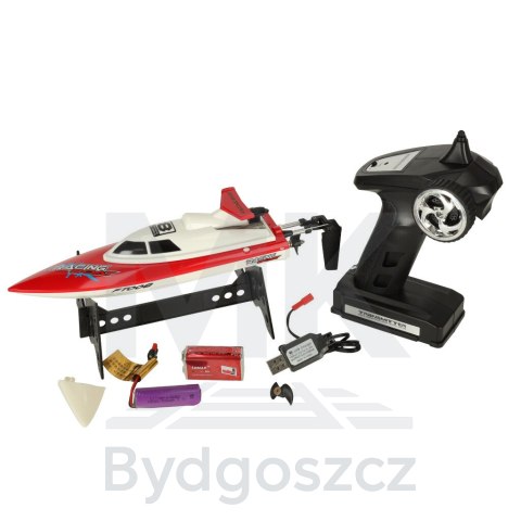 Łódź zdalnie sterowana na pilota RC FT008 czerwona Łódź zdalnie sterowana na pilota RC FT008 czerwona