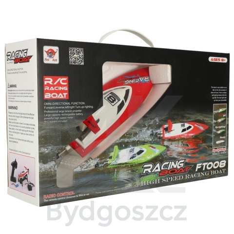 Łódź zdalnie sterowana na pilota RC FT008 czerwona Łódź zdalnie sterowana na pilota RC FT008 czerwona