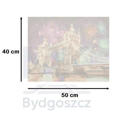 Malowanie po numerach obraz 50x40cm most Malowanie po numerach obraz 50x40cm most