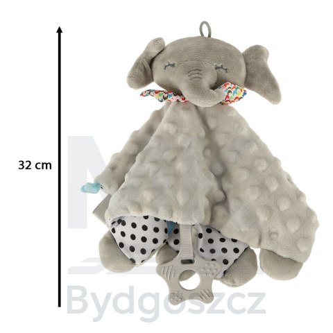 Maskotka sensoryczna szeleszcząca metki słonik Maskotka sensoryczna szeleszcząca metki słonik