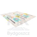 Mata edukacyjna piankowa dwustronna składana słonie alfabet 180 x 200 cm