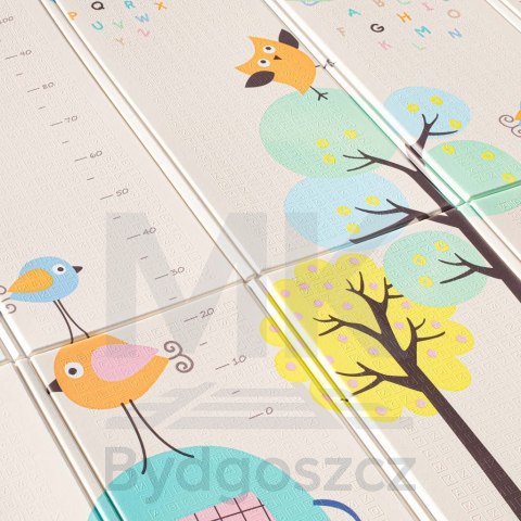 Mata edukacyjna piankowa dwustronna składana słonie alfabet 180 x 200 cm Mata edukacyjna piankowa dwustronna składana słonie alfabet 180 x 200 cm