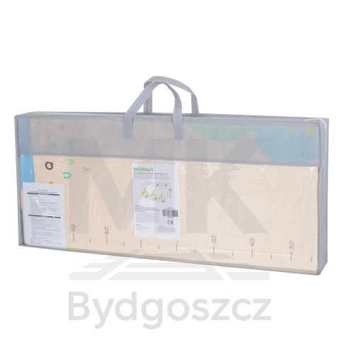 Mata edukacyjna piankowa dwustronna składana słonie alfabet 180 x 200 cm Mata edukacyjna piankowa dwustronna składana słonie alfabet 180 x 200 cm
