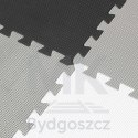 Mata edukacyjna piankowa puzzle szara 180 x 180 cm 9 elementów