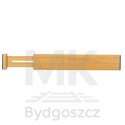 Organizer do szuflady bambusowy separator regulowany na sztućce narzedzia 43cm 1 sztuka