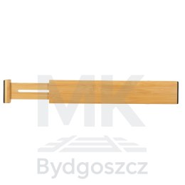 Organizer do szuflady bambusowy separator regulowany na sztućce narzedzia 43cm 1 sztuka