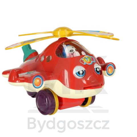 Pchacz na kiju samolot helikopter z dźwiękiem Pchacz na kiju samolot helikopter z dźwiękiem