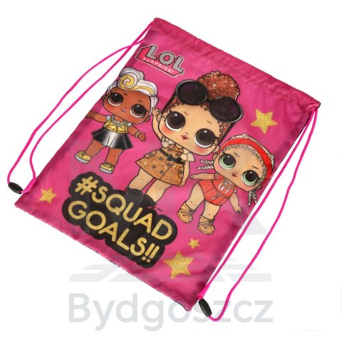 Plecak worek na buty wf LOL SURPRISE różowy Plecak worek na buty wf LOL SURPRISE różowy