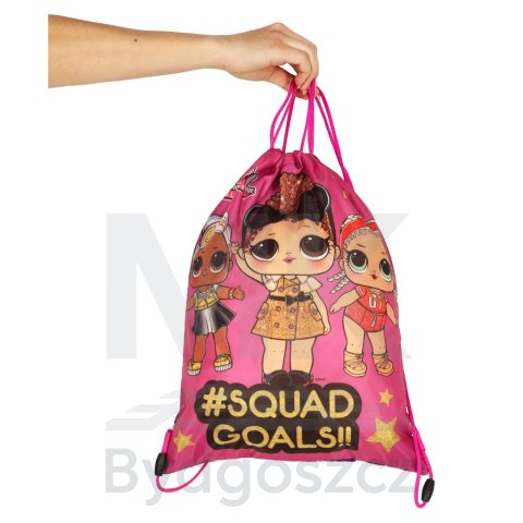 Plecak worek na buty wf LOL SURPRISE różowy Plecak worek na buty wf LOL SURPRISE różowy