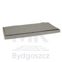 Puf składany ze schowkiem szary duży 76x38x38cm