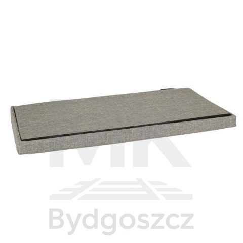 Puf składany ze schowkiem szary duży 76x38x38cm Puf składany ze schowkiem szary duży 76x38x38cm