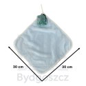 Ręcznik ręczniczek do rąk dla dzieci do przedszkola 30x30cm niebieski dinozaur
