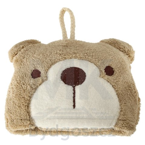 Ręcznik ręczniczek do rąk dla dzieci do przedszkola 42x25cm brązowy miś Ręcznik ręczniczek do rąk dla dzieci do przedszkola 42x25cm brązowy miś