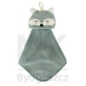 Ręcznik ręczniczek do rąk dla dzieci do przedszkola 42x25cm niebieski lisek