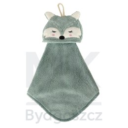 Ręcznik ręczniczek do rąk dla dzieci do przedszkola 42x25cm niebieski lisek