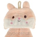 Ręcznik ręczniczek do rąk dla dzieci do przedszkola 42x25cm różowy królik
