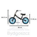 Rowerek biegowy Trike Fix Balance rower ultra lekki czarny
