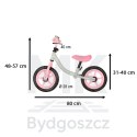 Rowerek biegowy Trike Fix Balance rower ultra lekki różowy
