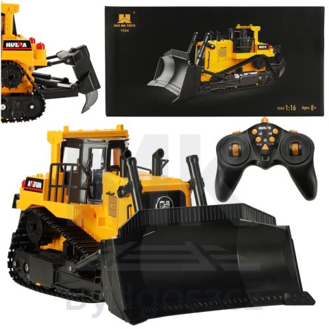 Spychacz buldożer zdalnie sterowany na pilota RC H-Toys 1554 2,4GHz 1:16 Spychacz buldożer zdalnie sterowany na pilota RC H-Toys 1554 2,4GHz 1:16